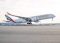 «طائرة الإمارات A350» تقلع رسمياً للمرة الأولى إلى إدنبرة