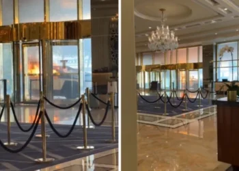 شاهد.. انفجار سيارة “تسلا سايبرترك” الكهربائية خارج فندق ترامب في لاس فيغاس