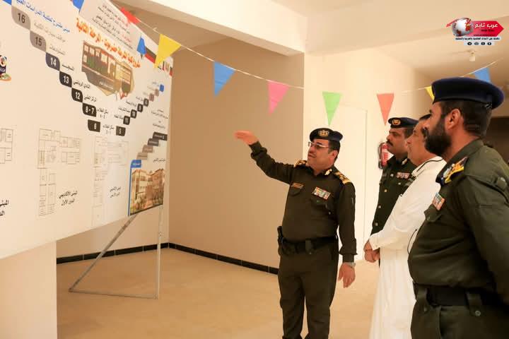 عضو مجلس أمناء مؤسسة حضرموت تنمية بشرية يزور كلية الشرطة حضرموت