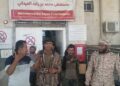 العميد معوضة يطمئن على جرحى معركة مريس ويوجه بتقديم الرعاية الصحية الكاملة