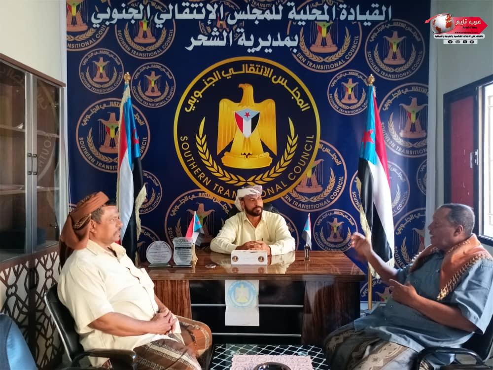 رئيس تنفيذية انتقالي الشحر يناقش مع مدير التعليم الفني آلية تنسيق الجهود