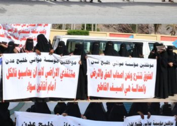 عمال مؤسسة الموانئ يناشدون المجلس الرئاسي والحكومة بانصافهم في الارضي الممنوحة لهم منذ 30 عاماً عمال مؤسسة الموانئ يناشدون المجلس الرئاسي والحكومة بانصافهم في الارضي الممنوحة لهم منذ 30 عاماً