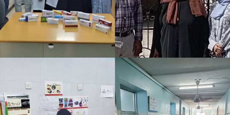 تدشين المخيم الطبي المجاني للأمراض المزمنة بمجمع الميدان بصيرة