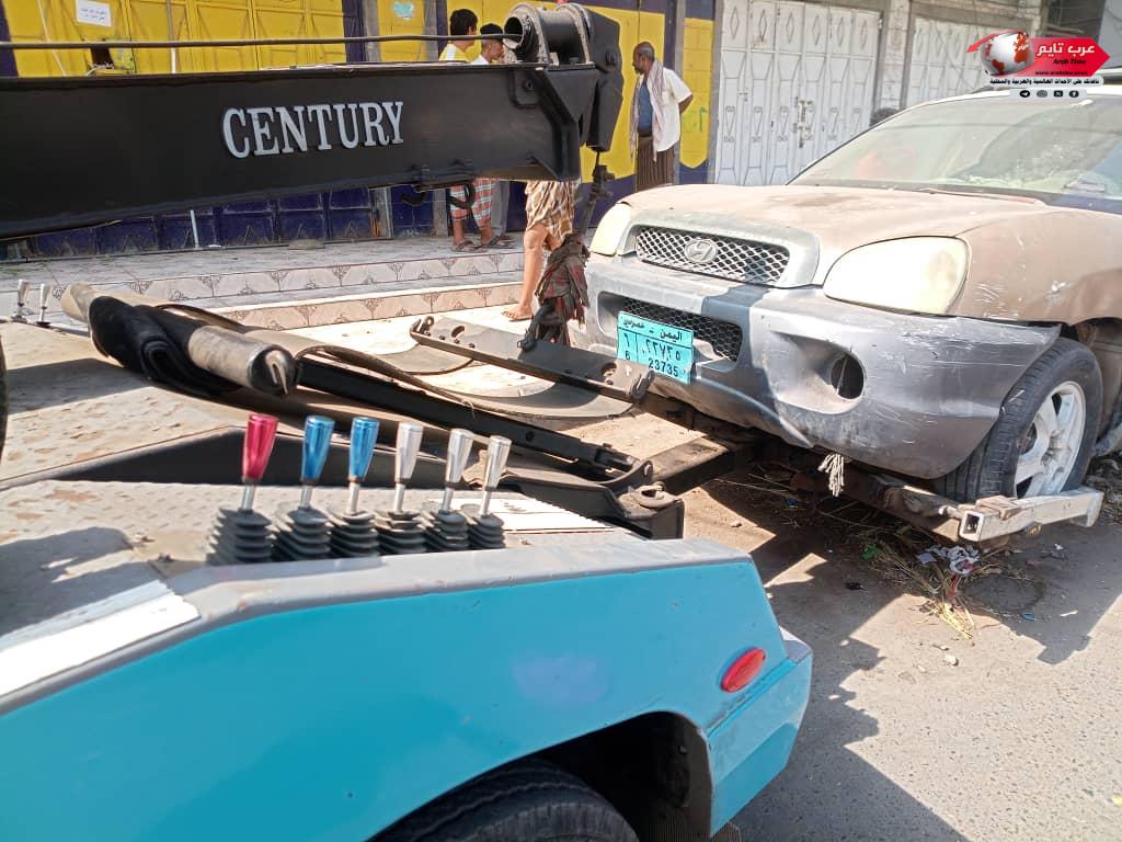 مدير عام المنصورة يؤكد بإستمرار حملة رفع السيارات المتهالكة من شوارع المديرية