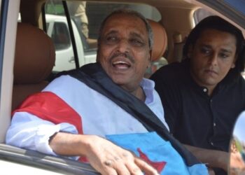 أسعد أبو الخطاب يعزي آل باعوم في وفاة والدهم المناضل الجنوبي حسن باعوم