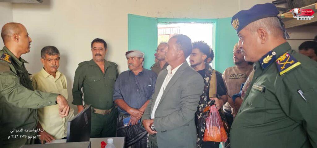 تدشين العمل بنظام السجل المدني الإلكتروني في مديرية لبعوس يافع