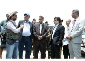 نائب وزير المياه والبيئة يقرأ مستقبل أبين من نافذة المشاريع المائية المستدامة