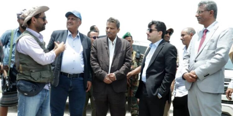 نائب وزير المياه والبيئة يقرأ مستقبل أبين من نافذة المشاريع المائية المستدامة