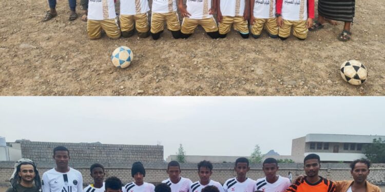 رئيس نادي شباب المسيمير يزود فريقي الناشئنين والبراعم بزي رياضي رئيس نادي شباب المسيمير يزود فريقي الناشئنين والبراعم بزي رياضي