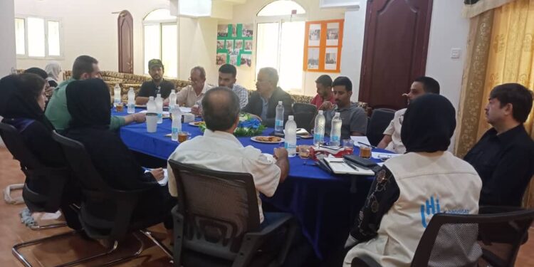 مكتب تنسيق الأعمال المتعلقة بالألغام (YMACC) يعقد الاجتماع الدوري الشهري للشركاء المنفذين