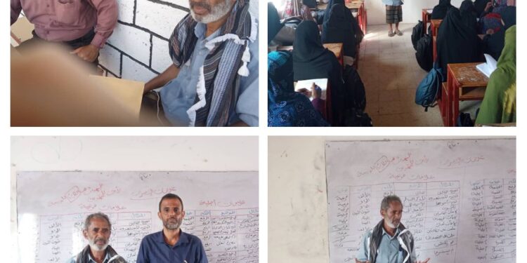 الأستاذ نمر راشد الصبيحي يواصل نزوله الميداني المكثف إلى المدارس..