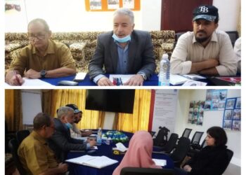 مكتب تنسيق الأعمال المتعلقة بالألغام (YMACC) يعقد اجتماعًا اعتياديًا مع منظمة DRC