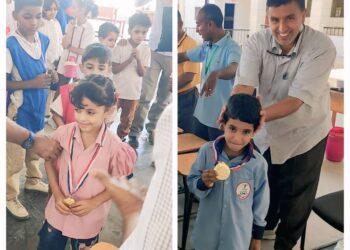 بذهبيتين… مدرسة الجيل الأهلية تحصد المركز الأول في تصفيات المهرجان العاشر للألعاب الخفيفة والمسلية في خورمكسر