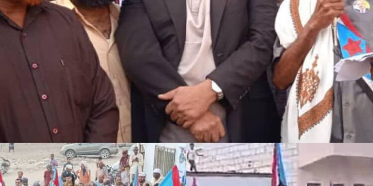 بحضور فريق التوجيه والرقابة الرئاسي.. مسيرة جماهيرية حاشدة في العند بلحج للمطالبة بإعلان دولة الجنوب العربي