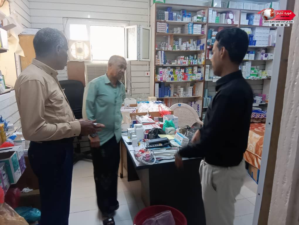 جولة تفقدية لمدير مستشفى الحامي النموذجي الأستاذ سعيد البحسني على أقسام المستشفى