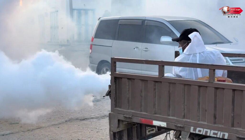 قيادة المجلس الإنتقالي بمديرية الشحر يدشن حملة واسعة للرش الضبابي لمكافحة الحشرات والأمراض