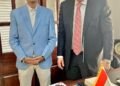 لقاء استثنائي يجمع الناشط الجنوبي عبدالرزاق باخبيره بمستشار السيسي وزير الخارجية المصري الأسبق معالي السفير محمد العرابي